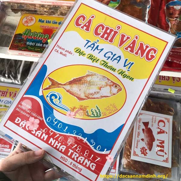 Khô cá chỉ vàng Nha Trang
