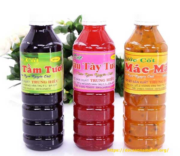 Siro/nước cốt trái cây Đà Lạt