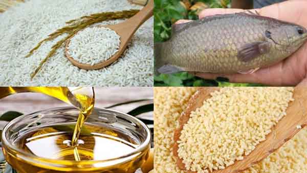 Nguyên liệu làm Xôi cá rô đồng