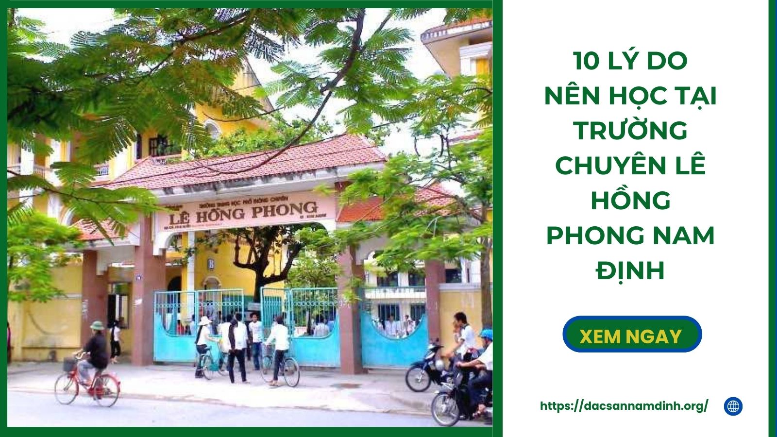 10 Lý Do Nên Học Tại Trường Chuyên Lê Hồng Phong 8Day - trang web uy tín đăng ký & đăng nhập dễ dàng