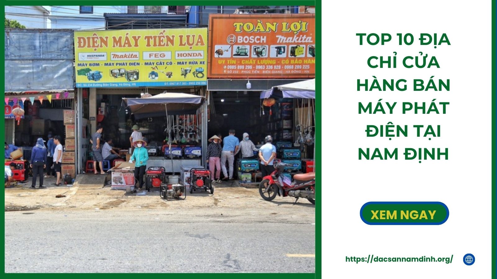 Top 10 địa chỉ cửa hàng bán máy phát điện tại 8Day - trang web uy tín đăng ký & đăng nhập dễ dàng