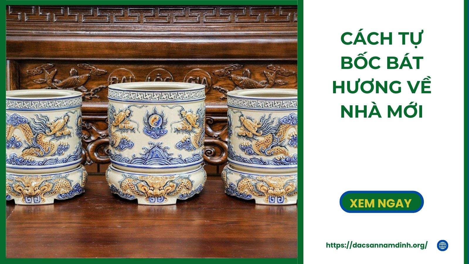 Cách tự bốc bát hương về nhà mới