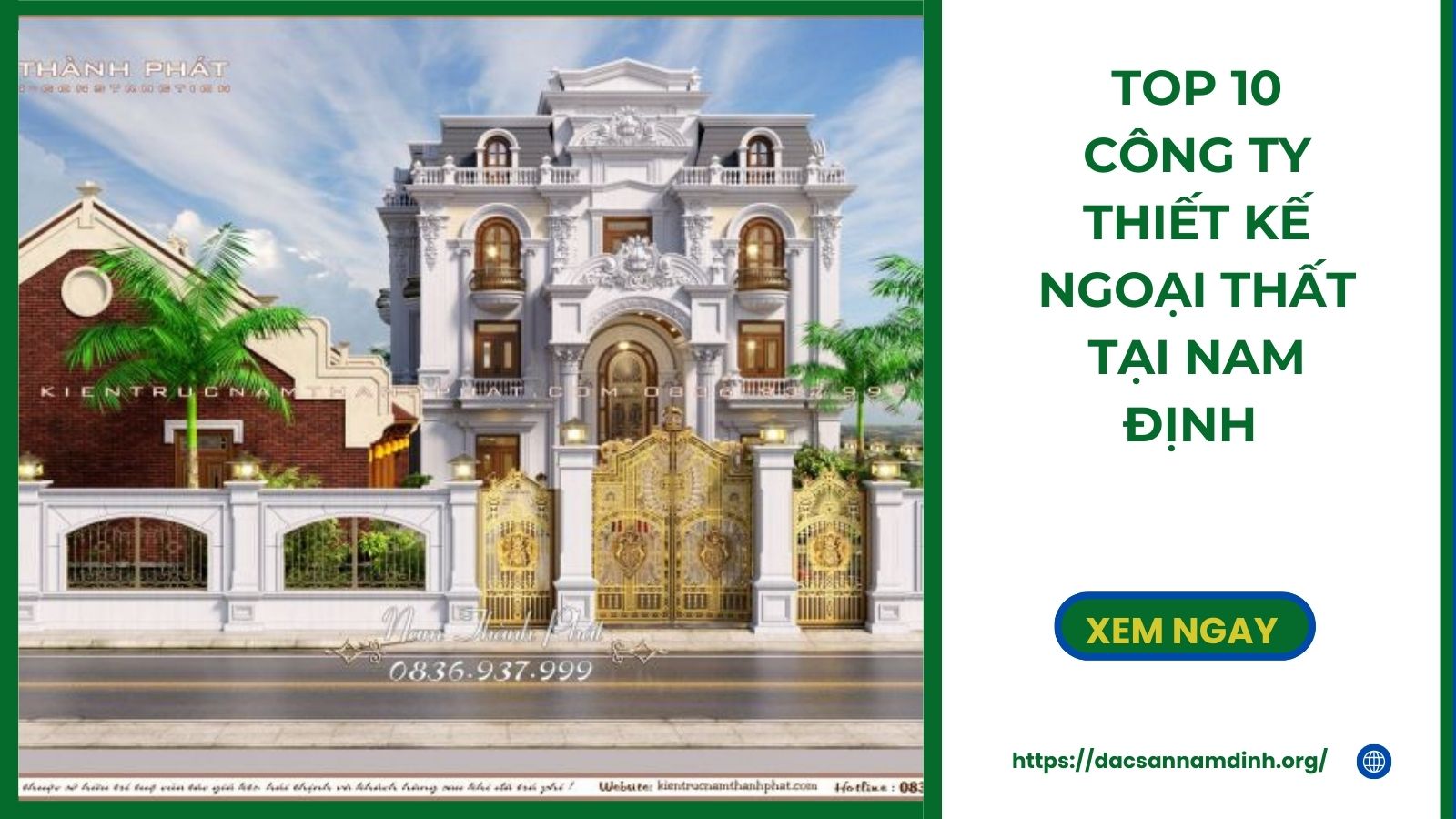 Top 10 Công ty thiết kế ngoại thất tại 8Day - trang web uy tín đăng ký & đăng nhập dễ dàng tốt nhất