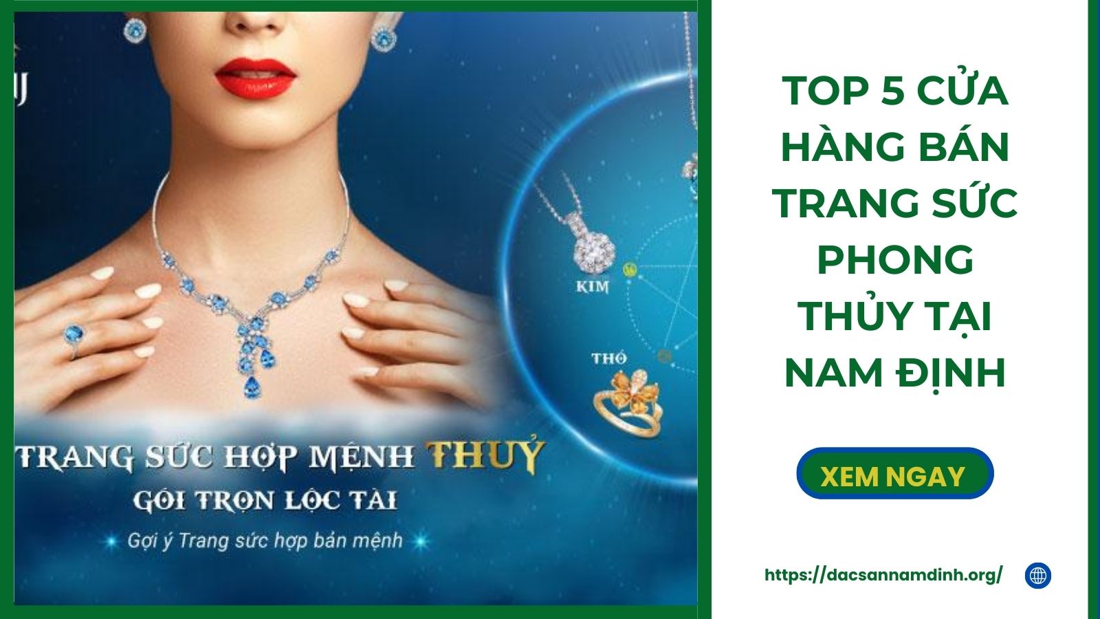 Top 5 Cửa hàng bán trang sức phong thủy tại 8Day - trang web uy tín đăng ký & đăng nhập dễ dàng