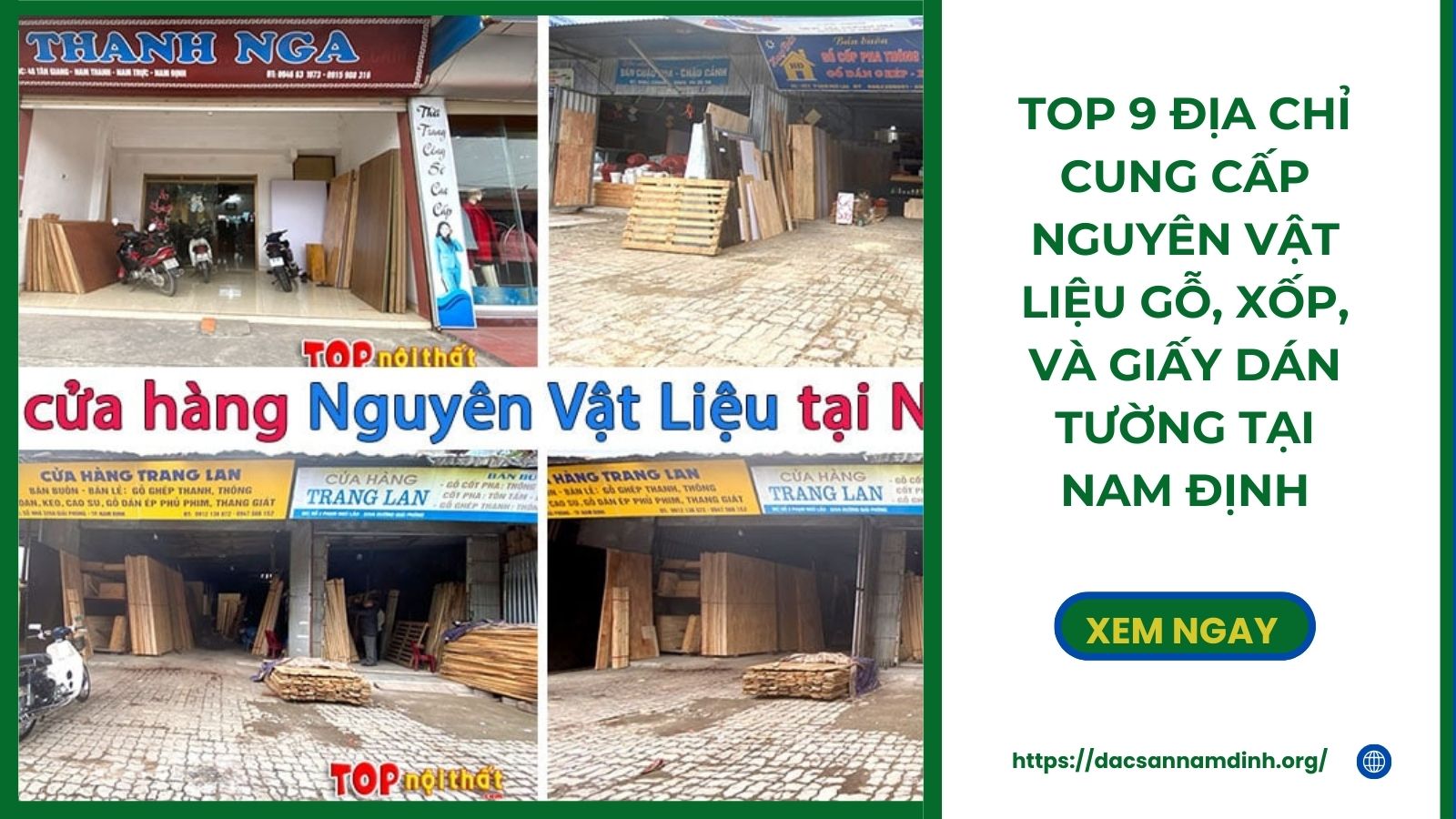TOP 9 địa chỉ cung cấp nguyên vật liệu gỗ, xốp, và giấy dán tường tại 8Day - trang web uy tín đăng ký & đăng nhập dễ dàng