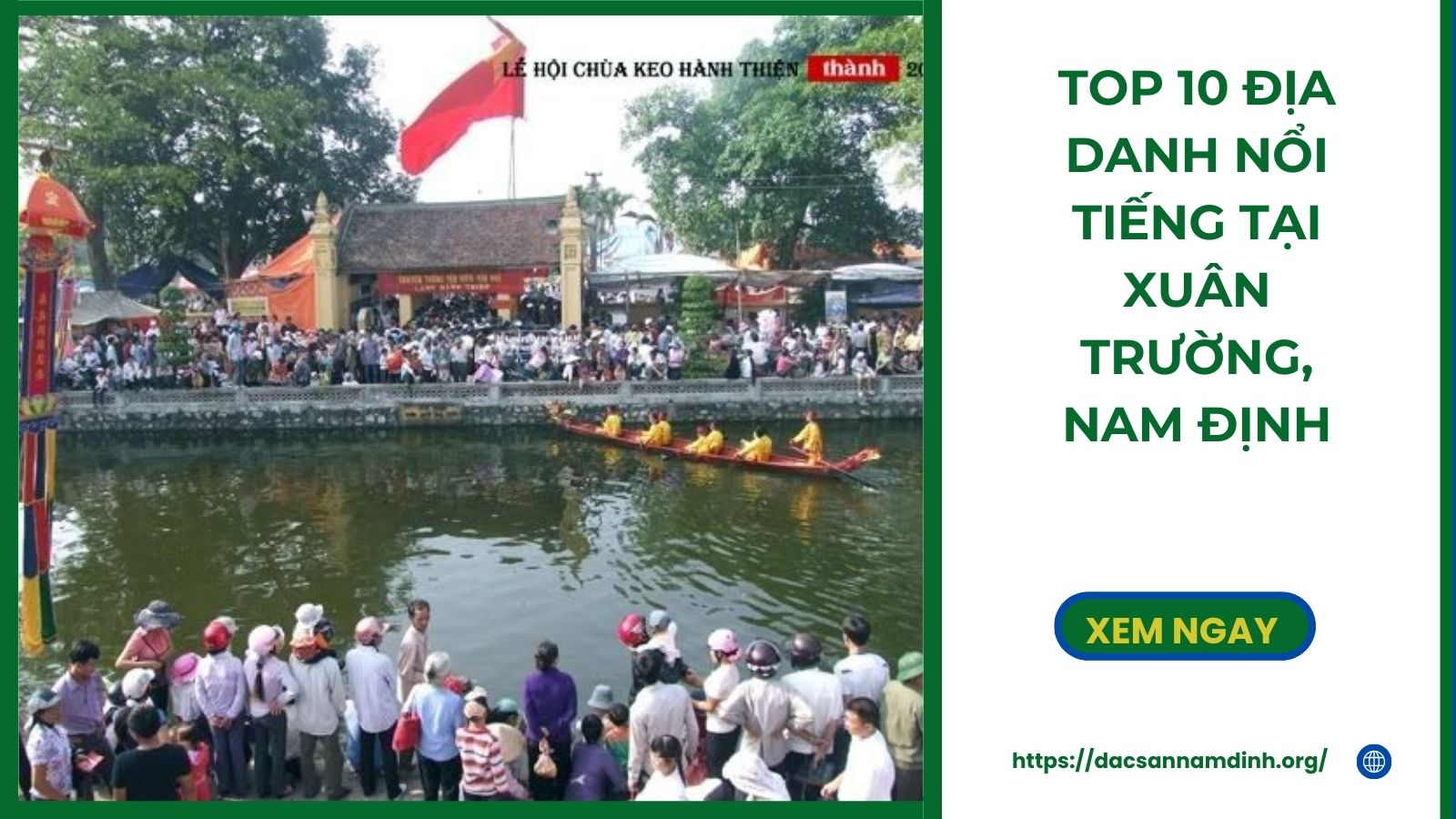 Top 10 Địa danh nổi tiếng tại Xuân Trường, 8Day - trang web uy tín đăng ký & đăng nhập dễ dàng