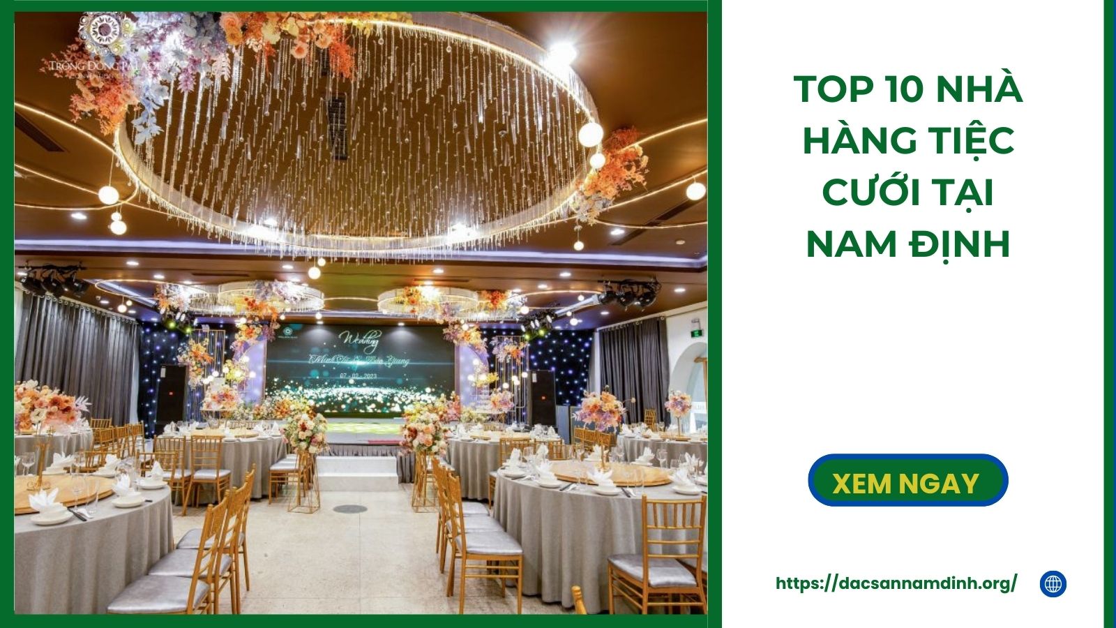 Top 10 Nhà hàng tiệc cưới tại 8Day - trang web uy tín đăng ký & đăng nhập dễ dàng