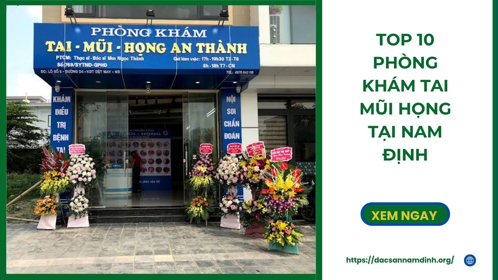 Top 10 Phòng khám tai mũi họng tại 8Day - trang web uy tín đăng ký & đăng nhập dễ dàng