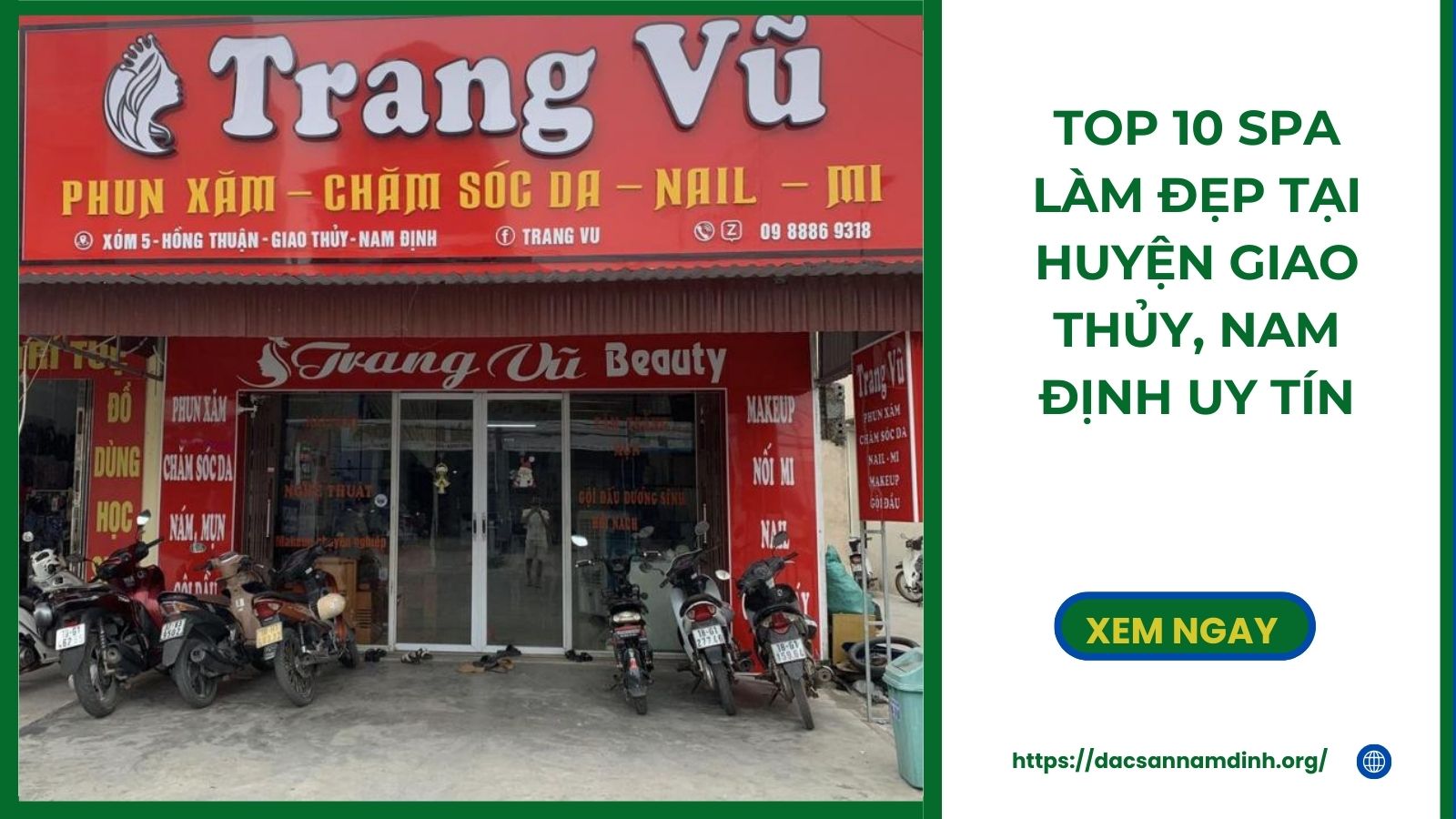 Top 10 Spa làm đẹp tại huyện Giao Thủy, 8Day - trang web uy tín đăng ký & đăng nhập dễ dàng uy tín và chất lượng nhất