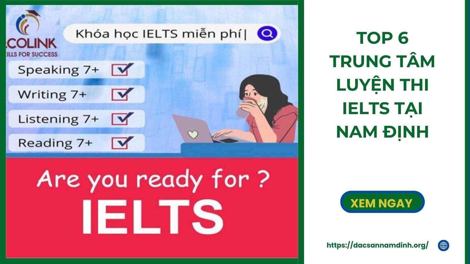 Top 6 Trung Tâm Luyện Thi IELTS Tại 8Day - trang web uy tín đăng ký & đăng nhập dễ dàng