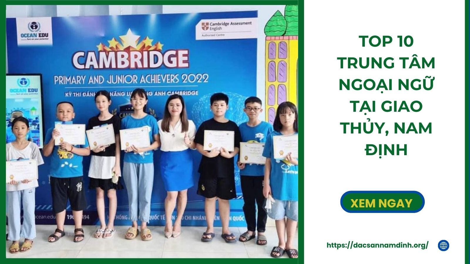 Top 10 Trung tâm ngoại ngữ tại Giao Thủy, 8Day - trang web uy tín đăng ký & đăng nhập dễ dàng tốt nhất