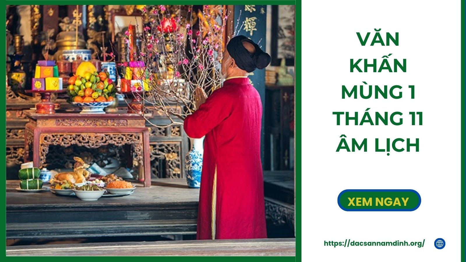 Văn khấn mùng 1 tháng 11 âm lịch ngắn gọn theo truyền thống Văn khấn mùng 1 tháng 11 âm lịch