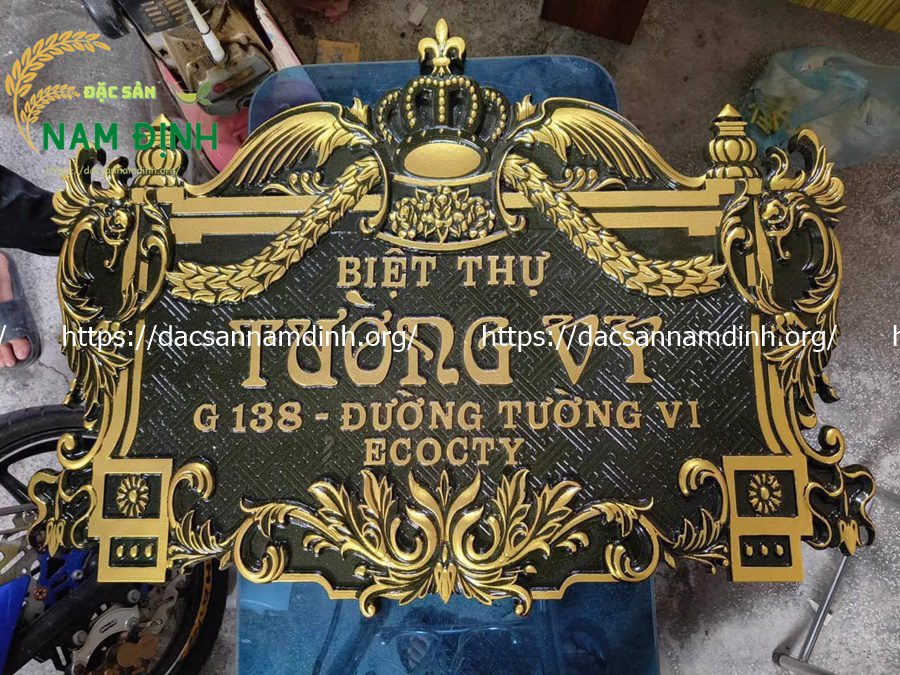 biển số nhà nhôm đúc; bảng số nhà nhôm đúc