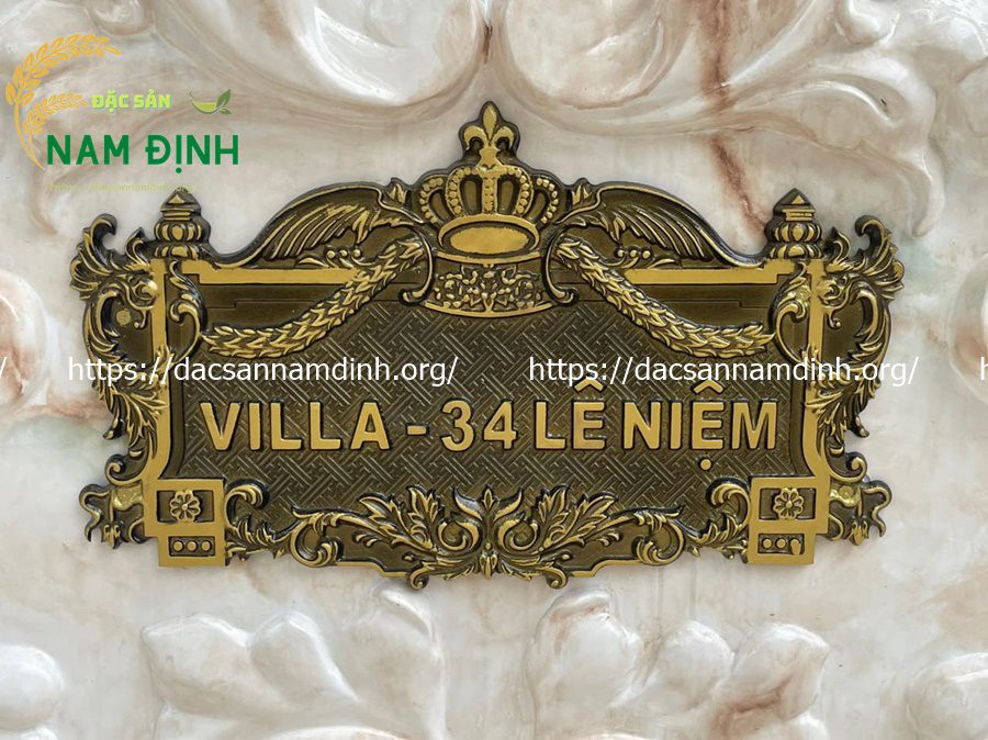 biển số nhà nhôm đúc; bảng số nhà nhôm đúc