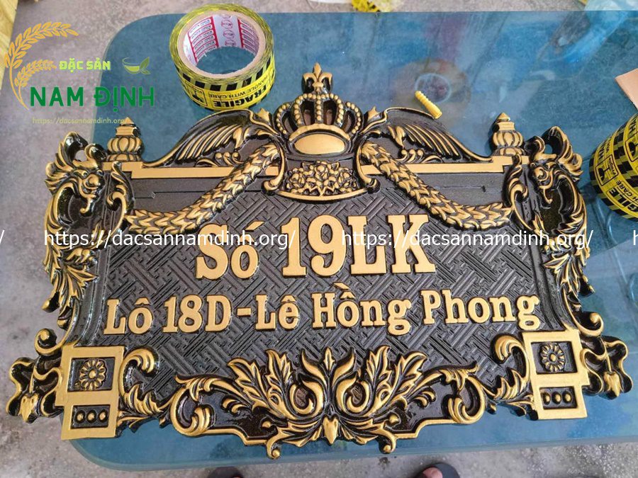 biển số nhà nhôm đúc; bảng số nhà nhôm đúc