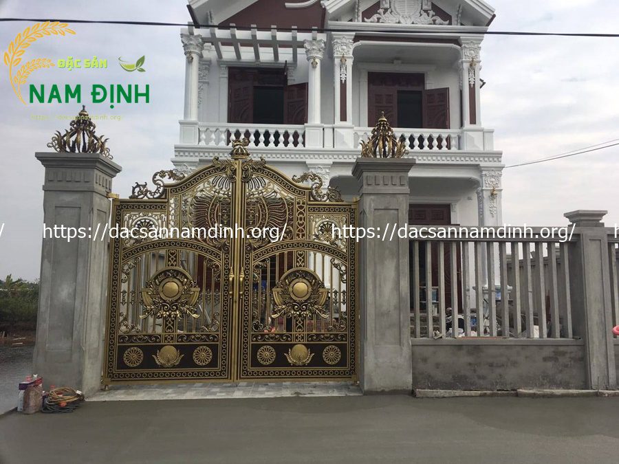 cổng nhôm đúc cao cấp