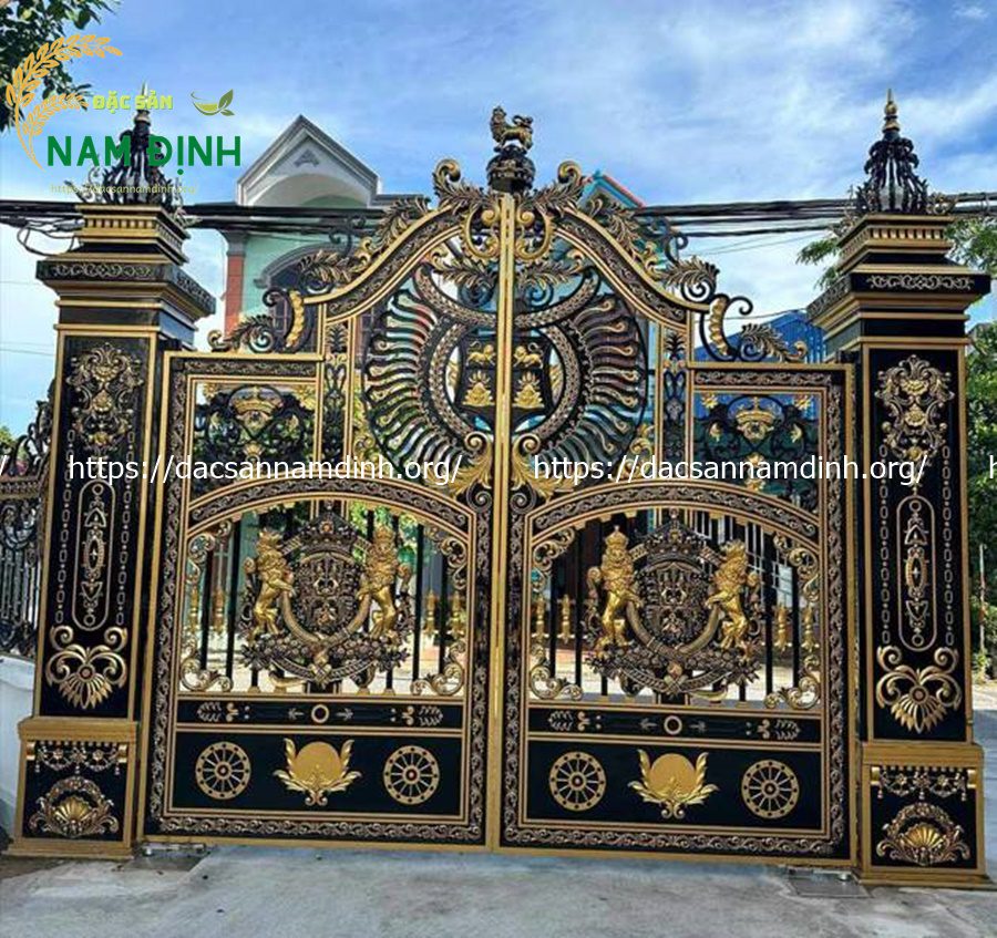 cổng nhôm đúc Buckingham