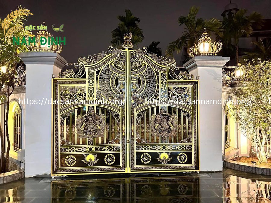 cổng nhôm đúc Buckingham
