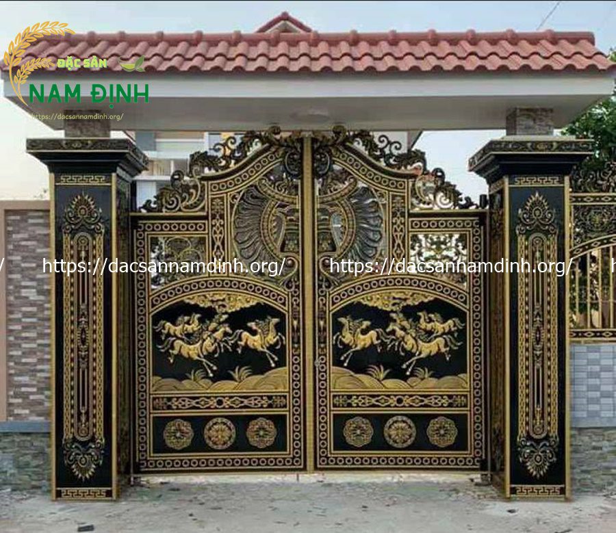 cổng nhôm đúc mã đáo thành công