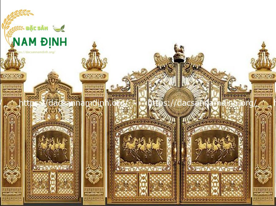 cổng nhôm đúc mã đáo thành công