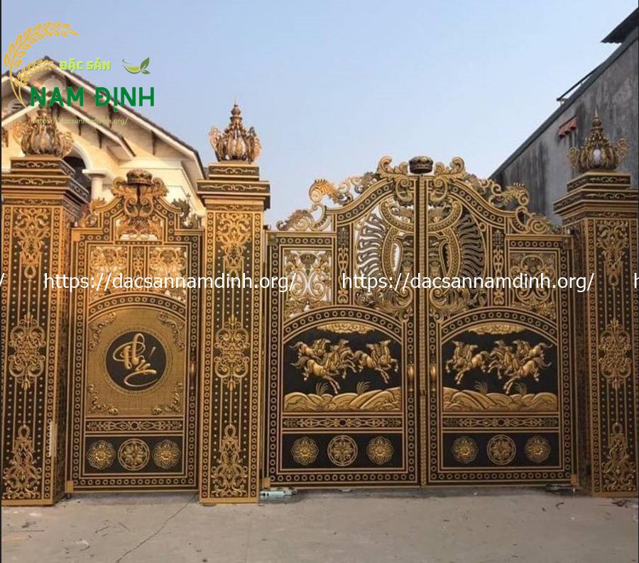 cổng nhôm đúc mã đáo thành công