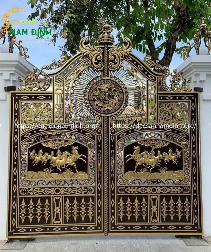 cổng nhôm đúc mã đáo thành công