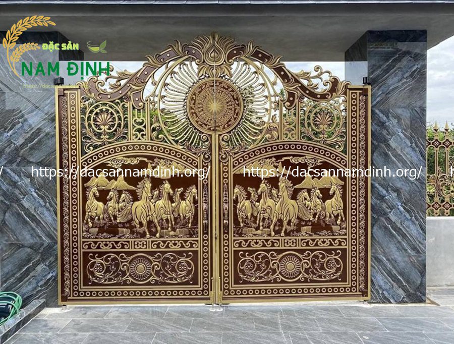 cổng nhôm đúc mã đáo thành công