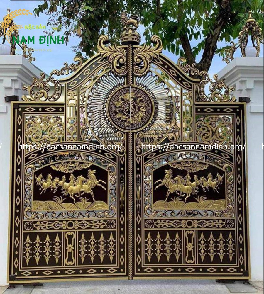 cổng nhôm đúc mã đáo thành công