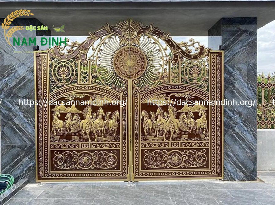 cổng nhôm đúc mã đáo thành công