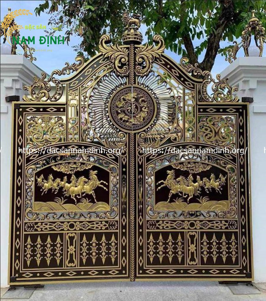 cổng nhôm đúc mã đáo thành công