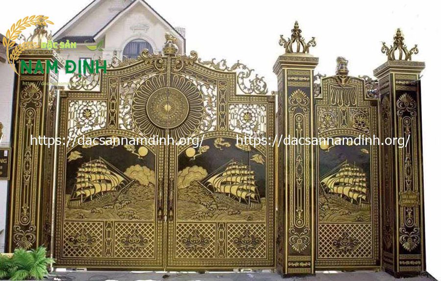 cổng nhôm đúc thuận buồm xuôi gió