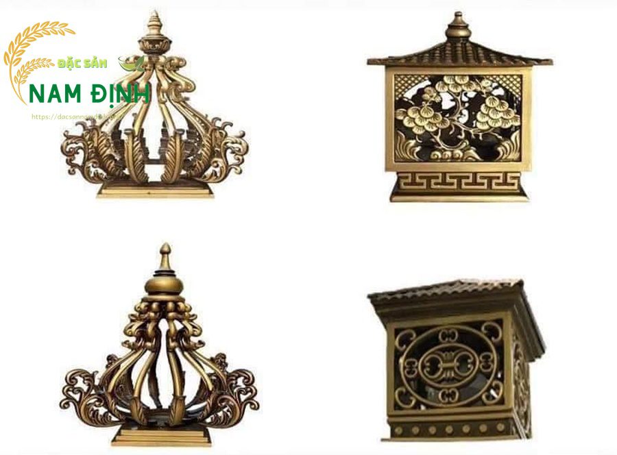 đèn trụ cổng nhôm đúc; hộp đèn nhôm đúc