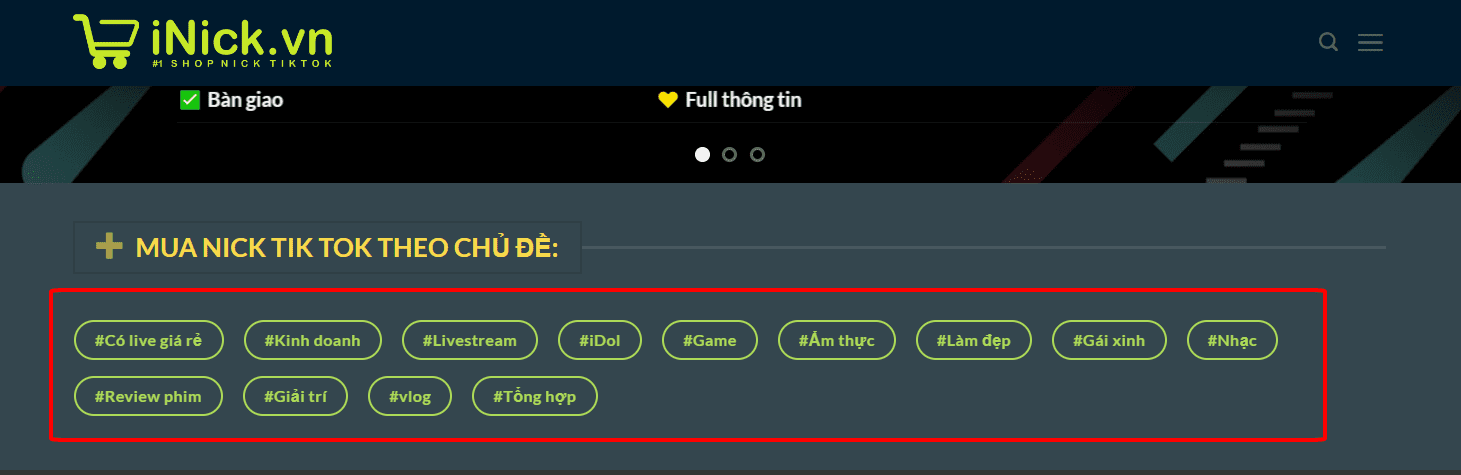 Địa Chỉ Mua Bán Tài Khoản Nick TikTok Uy Tín Tại 8Day - trang web uy tín đăng ký & đăng nhập dễ dàng