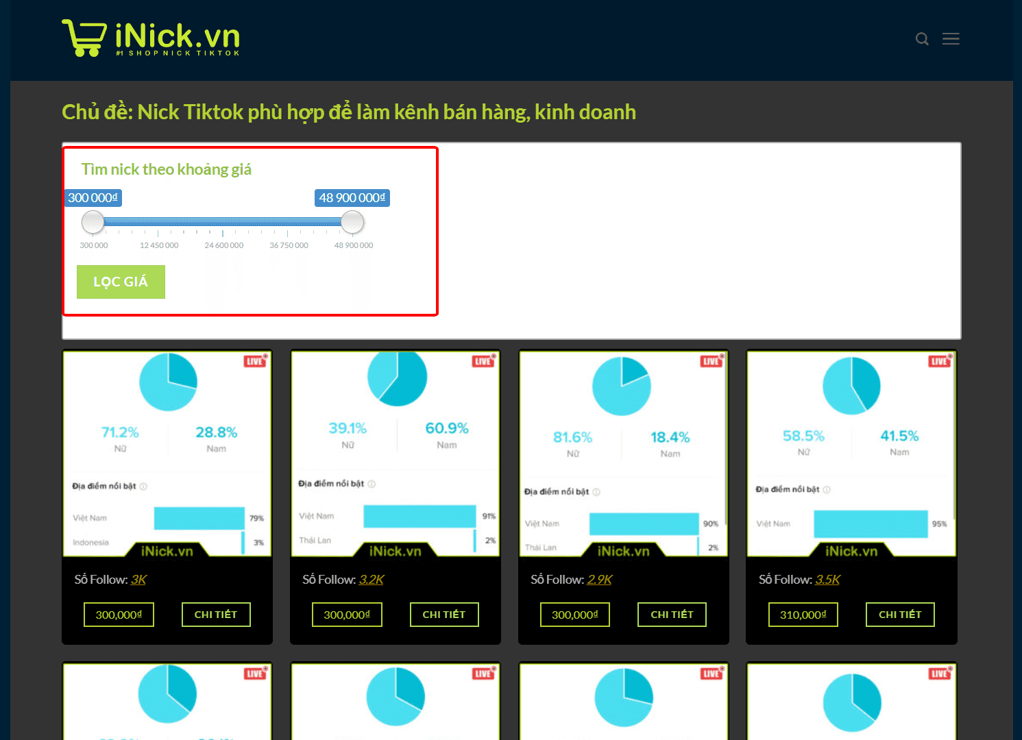 Địa Chỉ Mua Bán Tài Khoản Nick TikTok Uy Tín Tại 8Day - trang web uy tín đăng ký & đăng nhập dễ dàng