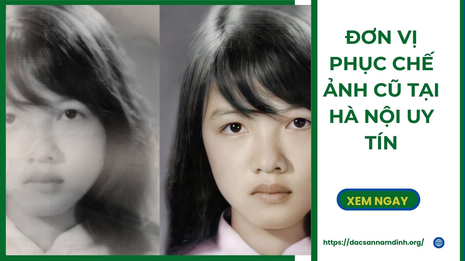 Đơn vị phục chế ảnh cũ tại Hà Nội uy tín, chuyên nghiệp