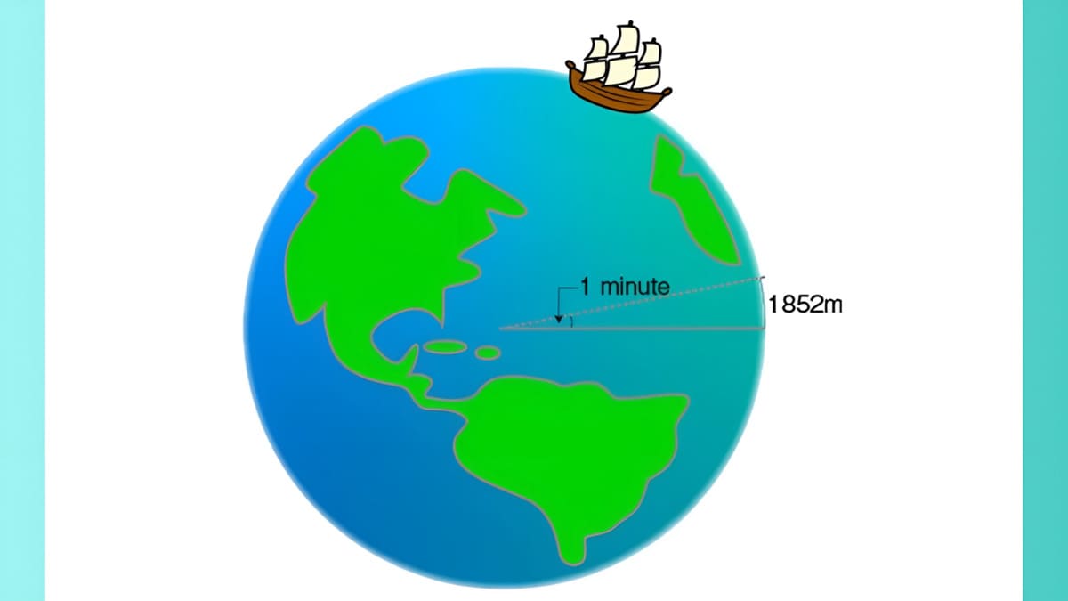 1 hải lý bằng bao nhiêu km, mét, cây số?