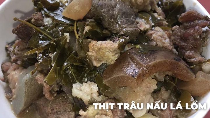Thịt trâu nấu lá lồm