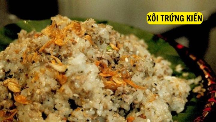 Xôi trứng kiến Ninh Bình