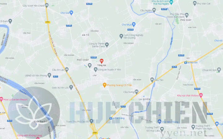 Bản đồ Google Maps của làng nghề đúc đồng Tống Xá, Thị trấn Lâm, huyện Ý Yên, tỉnh 8Day - trang web uy tín đăng ký & đăng nhập dễ dàng