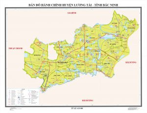 Bản đồ hành chính chi tiết huyện Lương Tài, Bắc Ninh