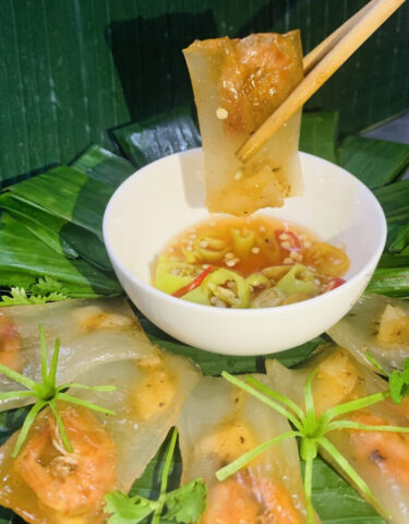 Bánh bột lọc Huế gói lá chuối chuẩn vị