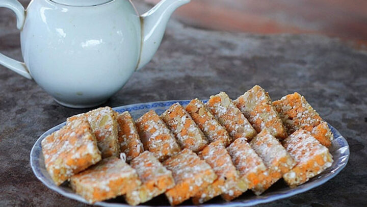 Bánh cáy là món bánh dân gian có màu sắc và 8DAY com đăng nhập độc đáo