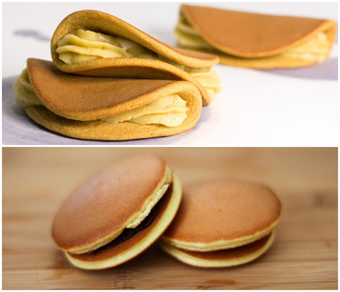 Bánh Dorayaki nhân đậu đỏ mềm mại