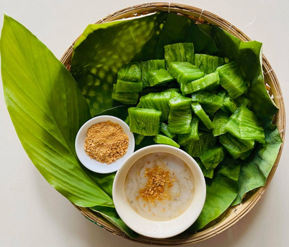 Bánh đúc sốt xanh, món đặc trưng vùng quê Bắc Bộ