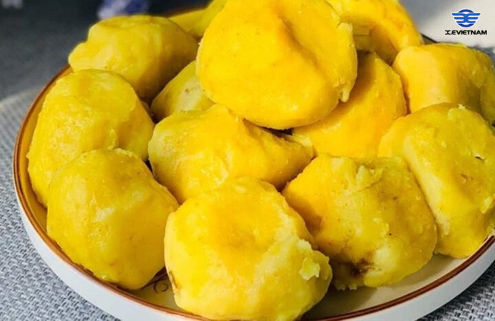 Bánh nghệ Thái Bình màu vàng tươi hấp dẫn, 8Day nhà cái truyền thống địa phương