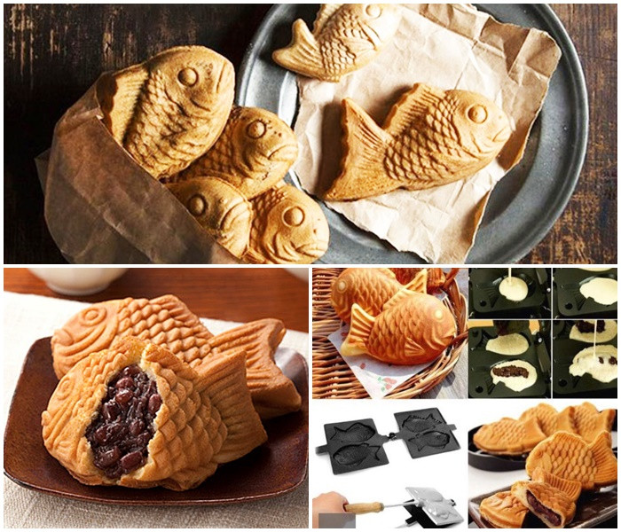Bánh Taiyaki hình cá truyền thống Nhật Bản