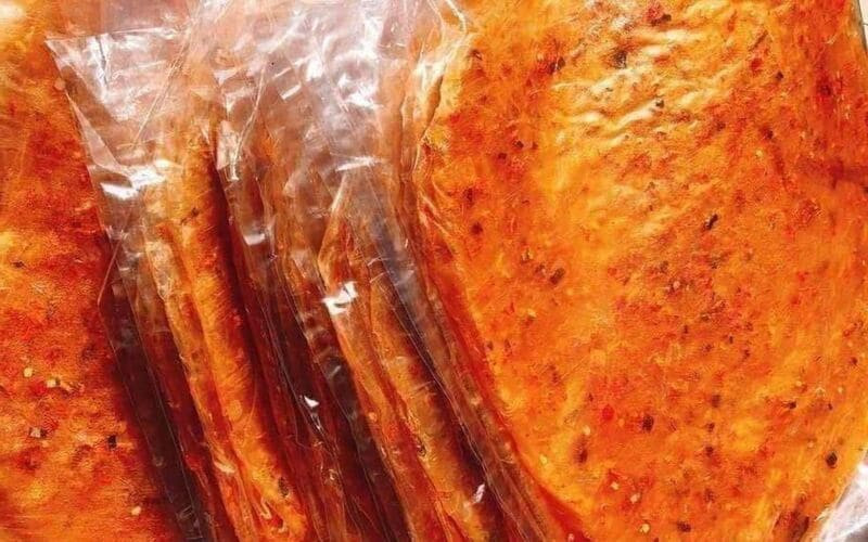 Bánh tráng phơi sương dẻo ớt cay nồng
