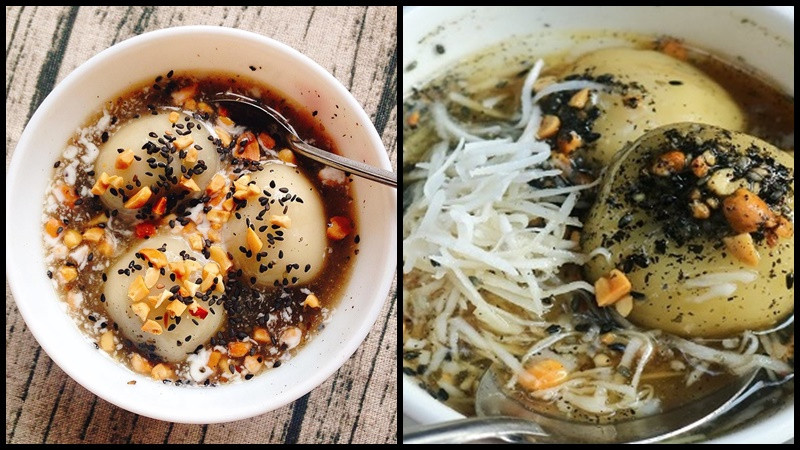 Bánh trôi tàu nóng hổi, ngọt ngào - món tráng miệng Hạ Long