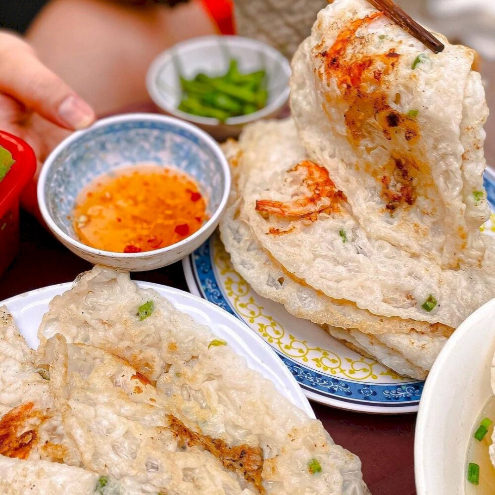 Bánh xèo Quảng Ngãi giòn rụm thơm lừng