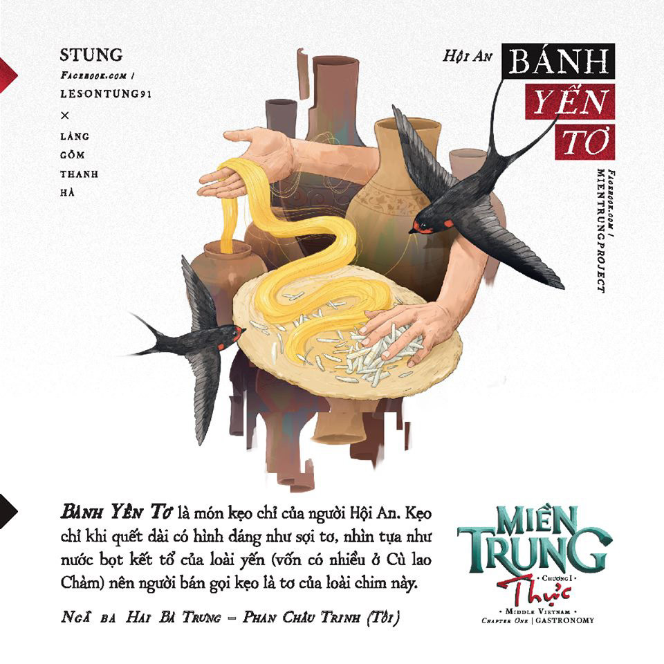 Bánh Yến Tơ Hội An, kẹo chỉ truyền thống